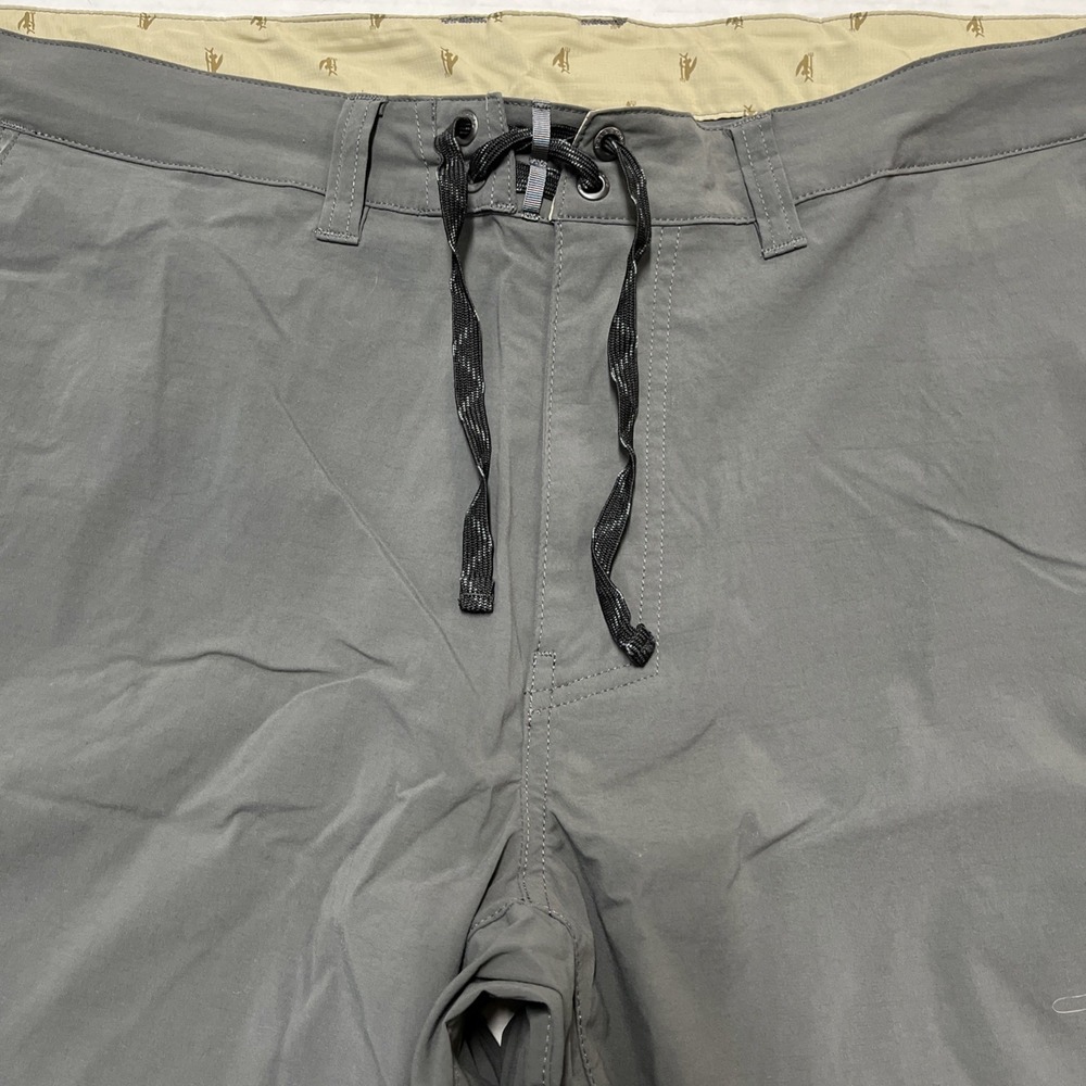 Patagonia Board Shorts Mens‎ 40 Gray Worn Wear Drawstring Swim Trunks Pockets - Picture 7 of 15
